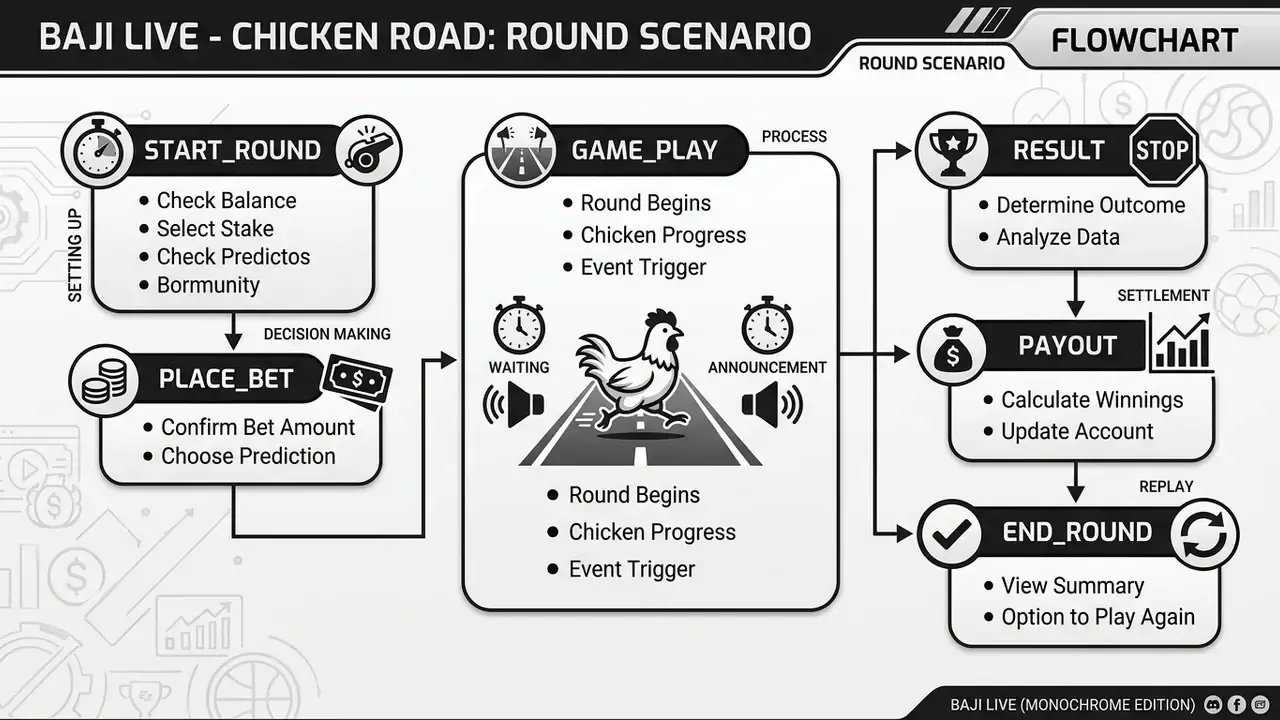 chicken road play flowchart