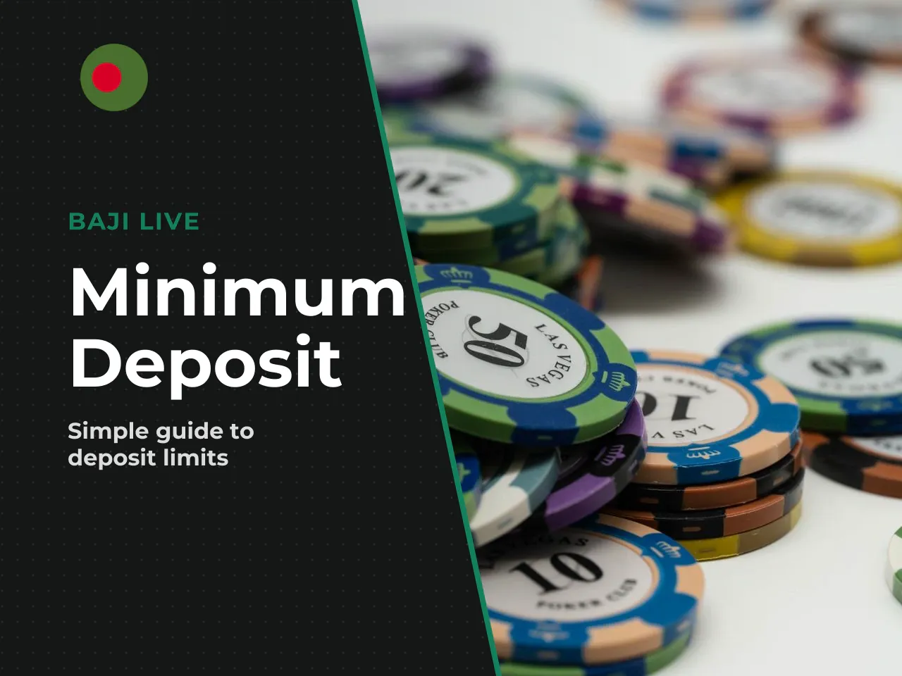 Minimum Deposit by Payment Method. The