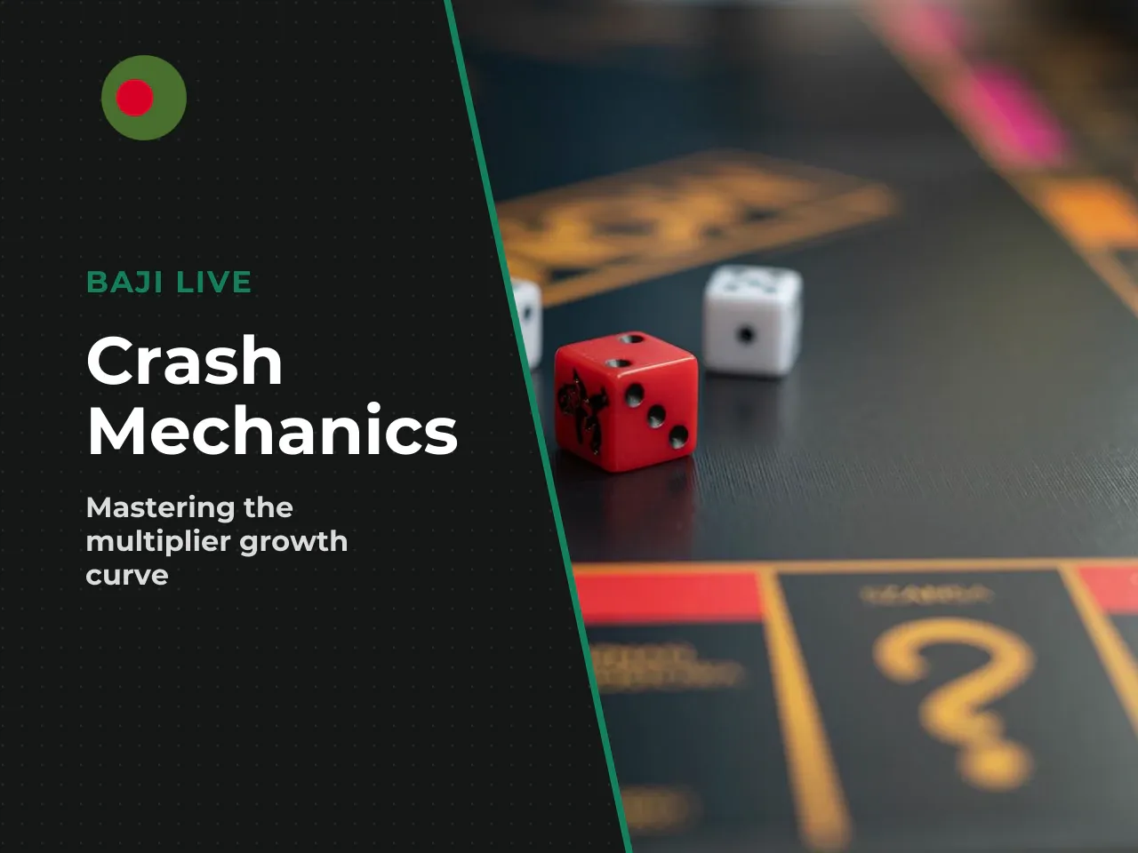 Crash Mechanics, Bet Growth and Cash